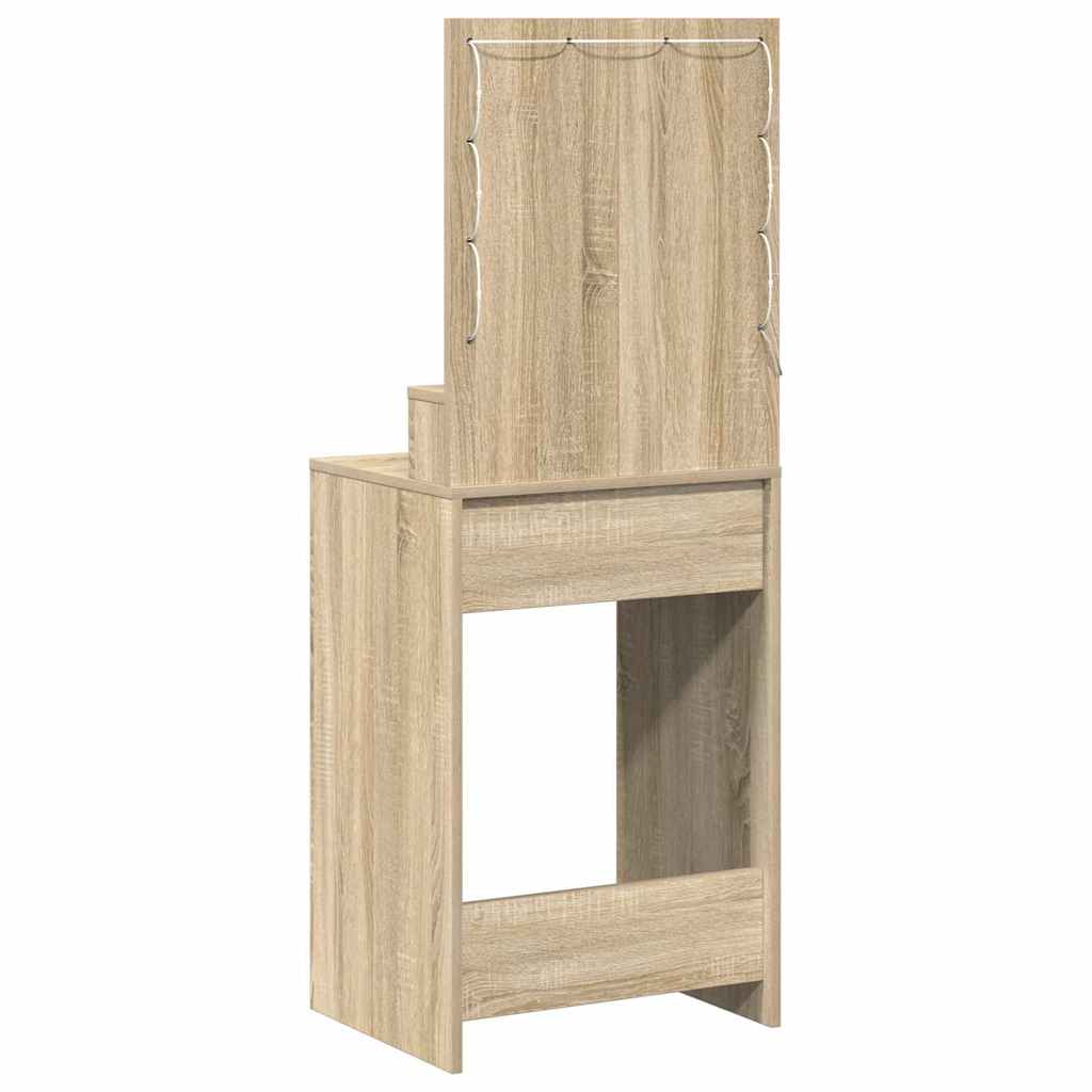 vidaXL Toaletka Dąb Sonoma 50 x 41 x 135 cm Materiał drewnopochodny