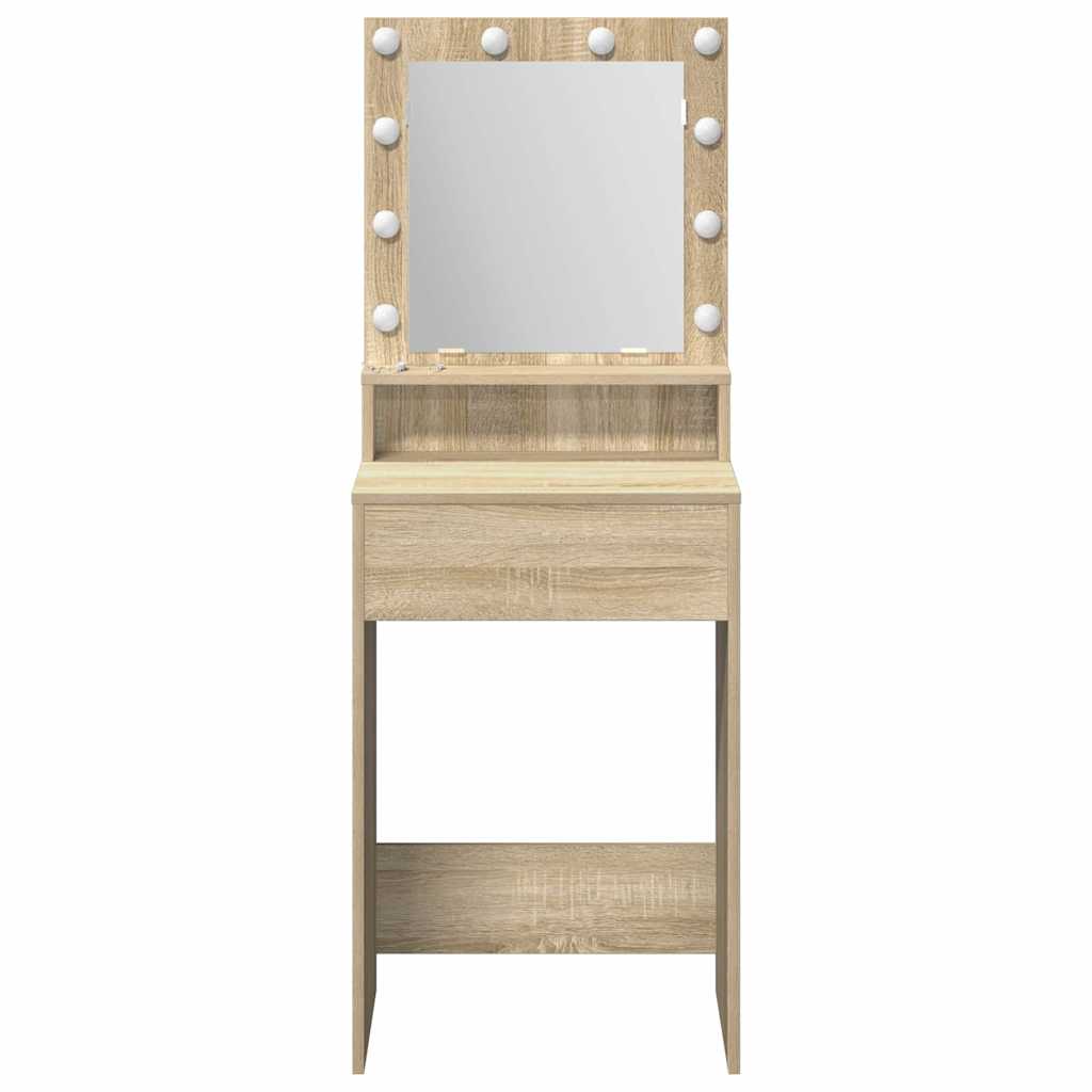 vidaXL Toaletka Dąb Sonoma 50 x 41 x 135 cm Materiał drewnopochodny