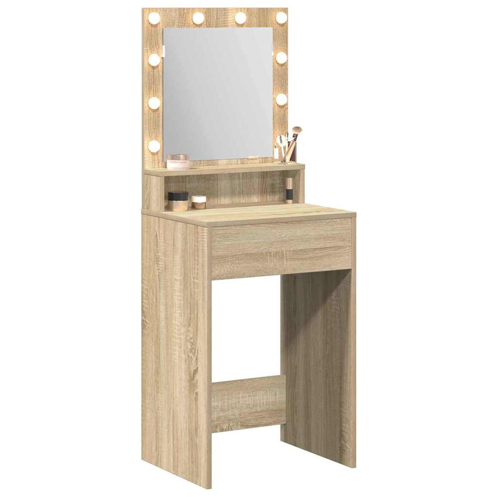vidaXL Toaletka Dąb Sonoma 50 x 41 x 135 cm Materiał drewnopochodny