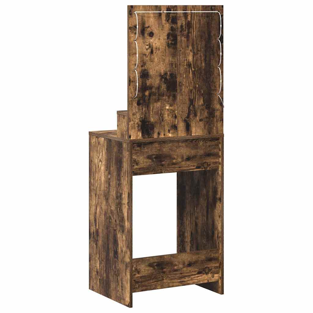 vidaXL Toaletka Dąb wędzony 50 x 41 x 135 cm Materiał drewnopochodny