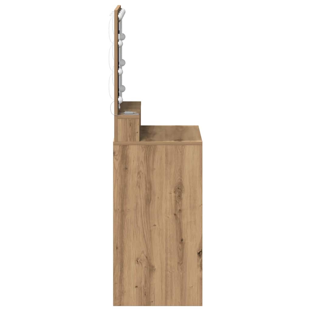 vidaXL Toaletka Dąb rzemieślniczy 50 x 41 x 135 cm Drewno inżynieryjne