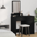 vidaXL Toaletka Czarny Dąb 50 x 41 x 140 cm Materiał drewnopochodny