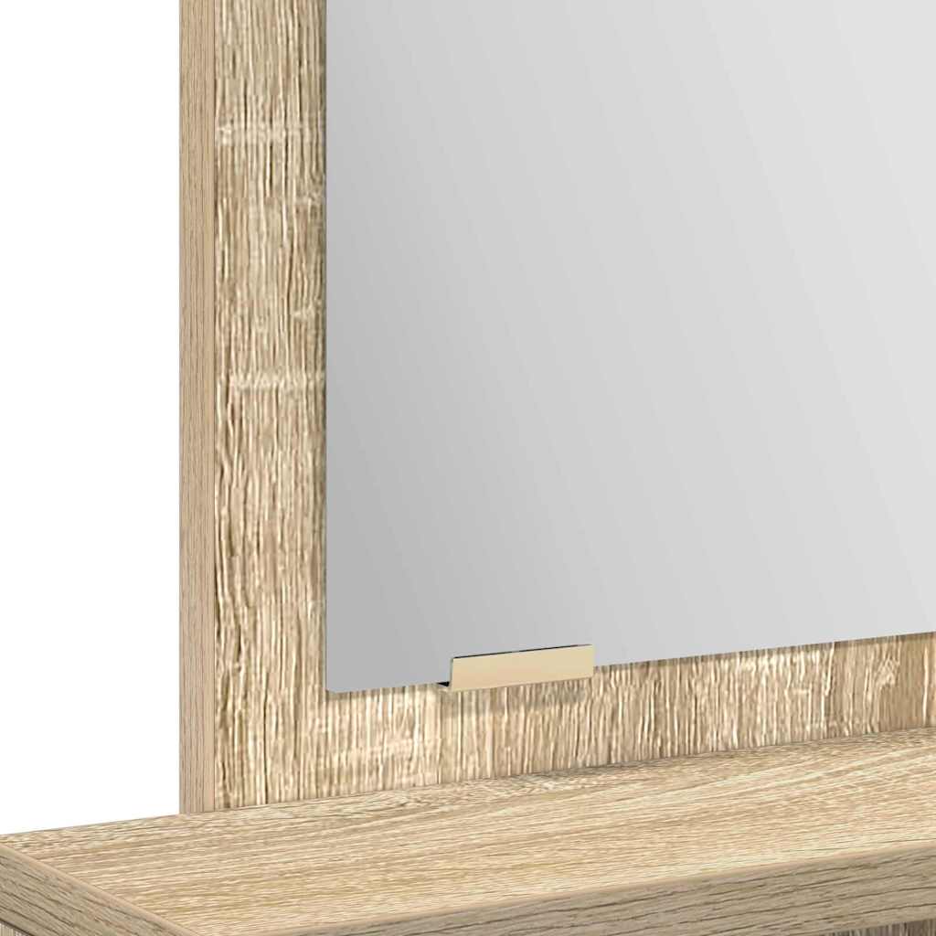 vidaXL Toaletka Dąb Sonoma 50 x 41 x 140 cm Materiał drewnopochodny