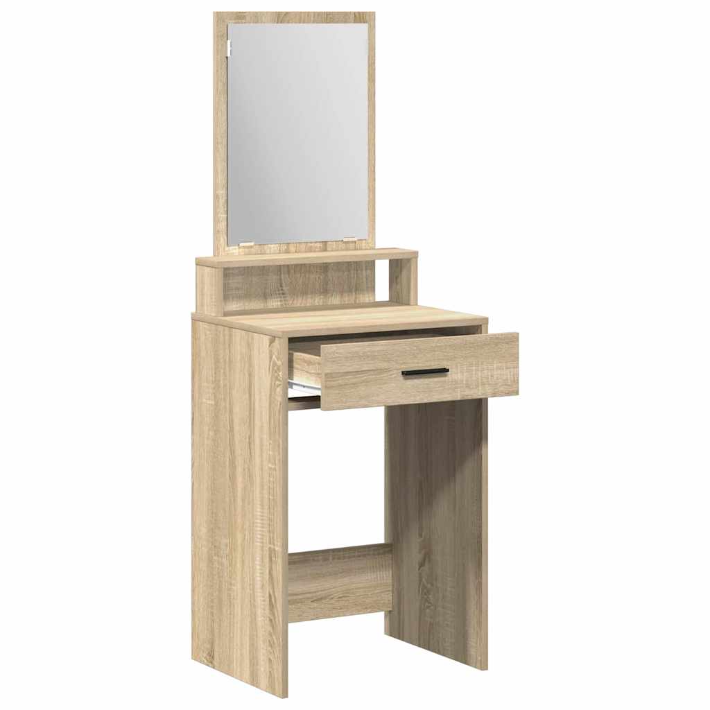 vidaXL Toaletka Dąb Sonoma 50 x 41 x 140 cm Materiał drewnopochodny