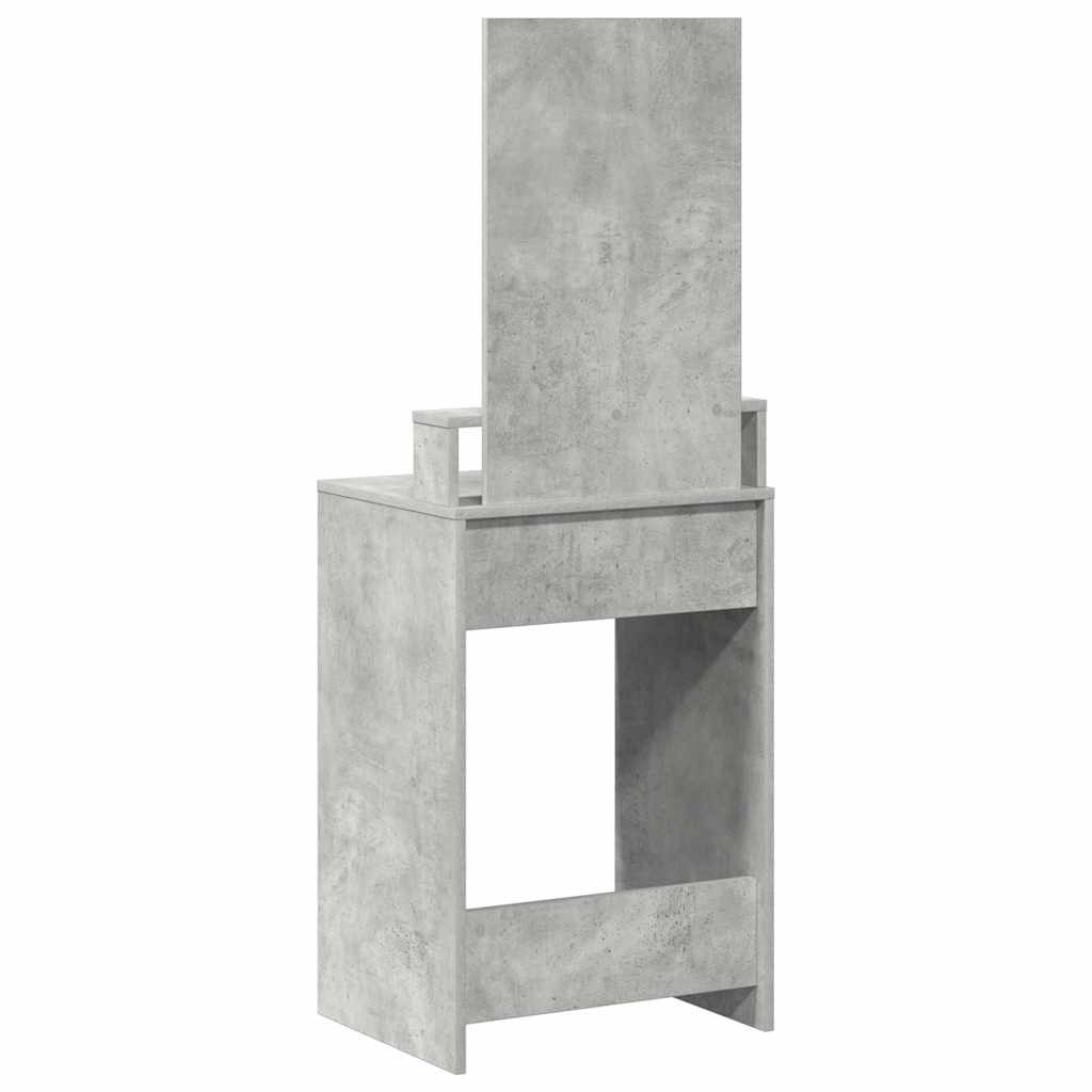 vidaXL Toaletka z szufladą z półką Betonowy szary 50 x 41 x 140 cm