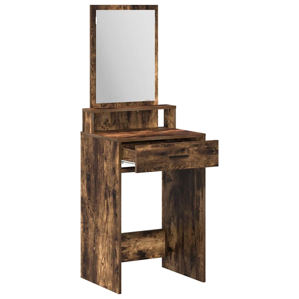 vidaXL Toaletka Dąb wędzony 50 x 41 x 140 cm Materiał drewnopochodny