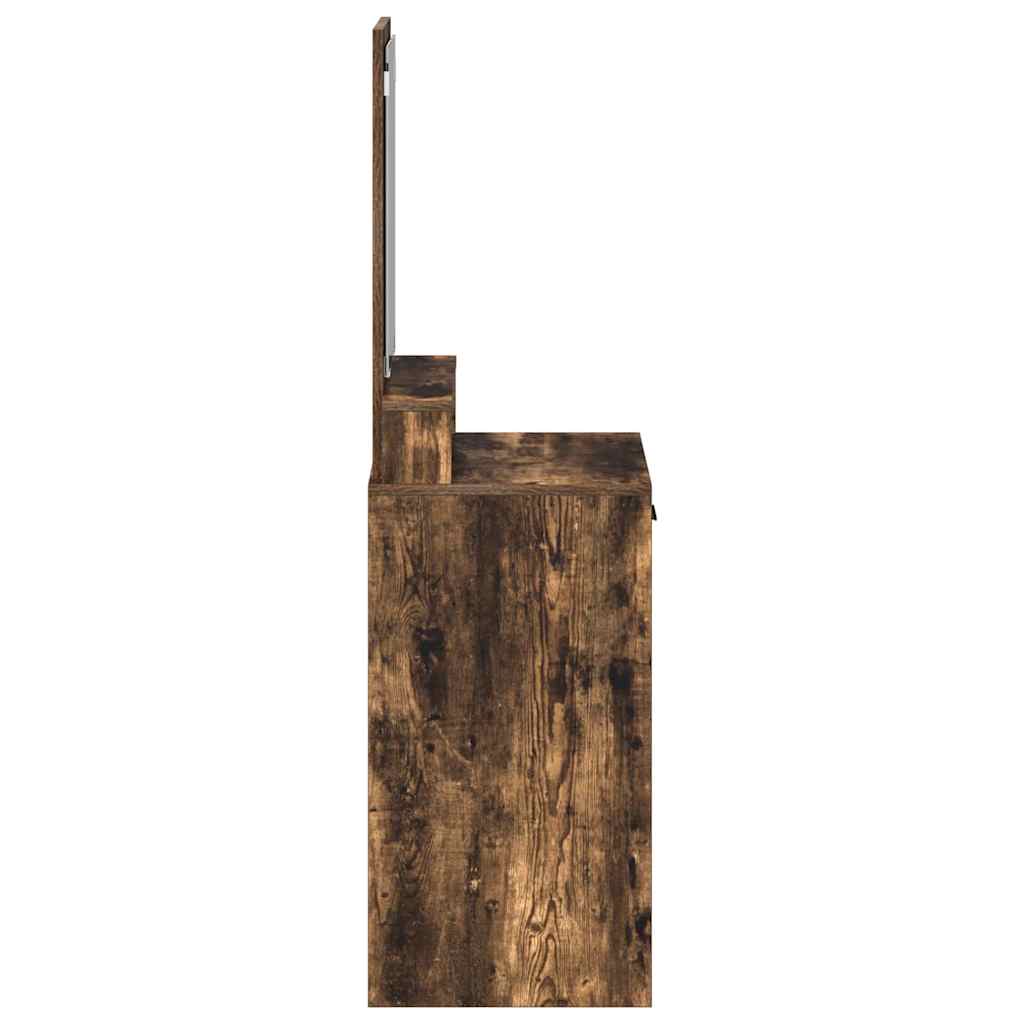 vidaXL Toaletka Dąb wędzony 50 x 41 x 140 cm Materiał drewnopochodny