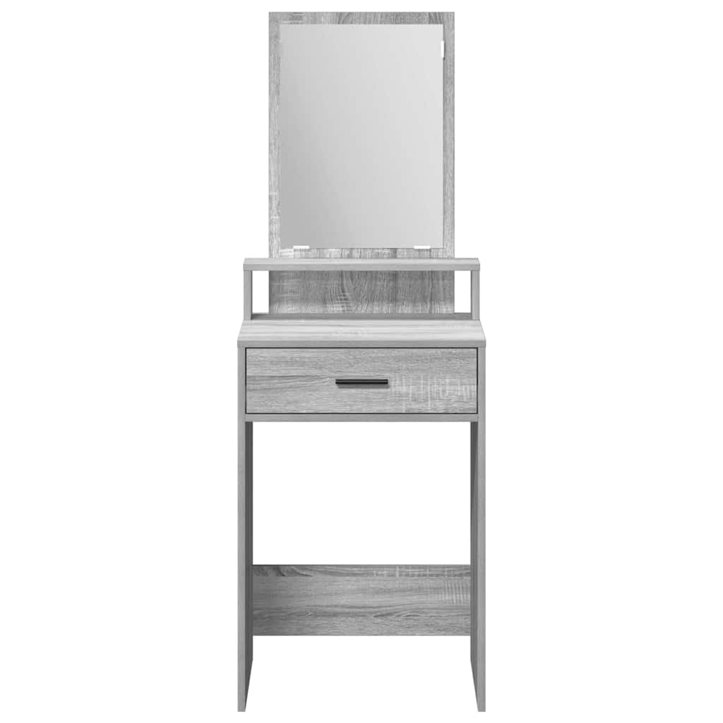 vidaXL Toaletka Szary Sonoma 50 x 41 x 140 cm Materiał drewnopochodny