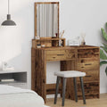 vidaXL Toaletka Stare drewno 50 x 41 x 140 cm Materiał drewnopochodny