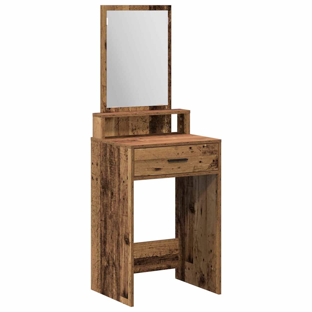 vidaXL Toaletka Stare drewno 50 x 41 x 140 cm Materiał drewnopochodny