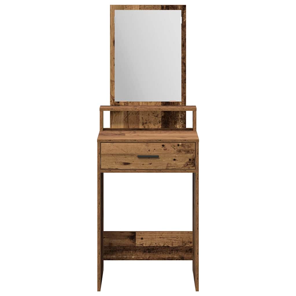 vidaXL Toaletka Stare drewno 50 x 41 x 140 cm Materiał drewnopochodny
