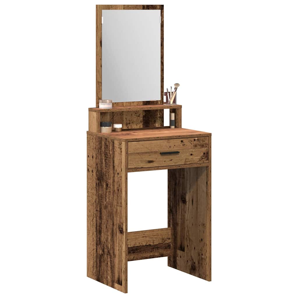 vidaXL Toaletka Stare drewno 50 x 41 x 140 cm Materiał drewnopochodny