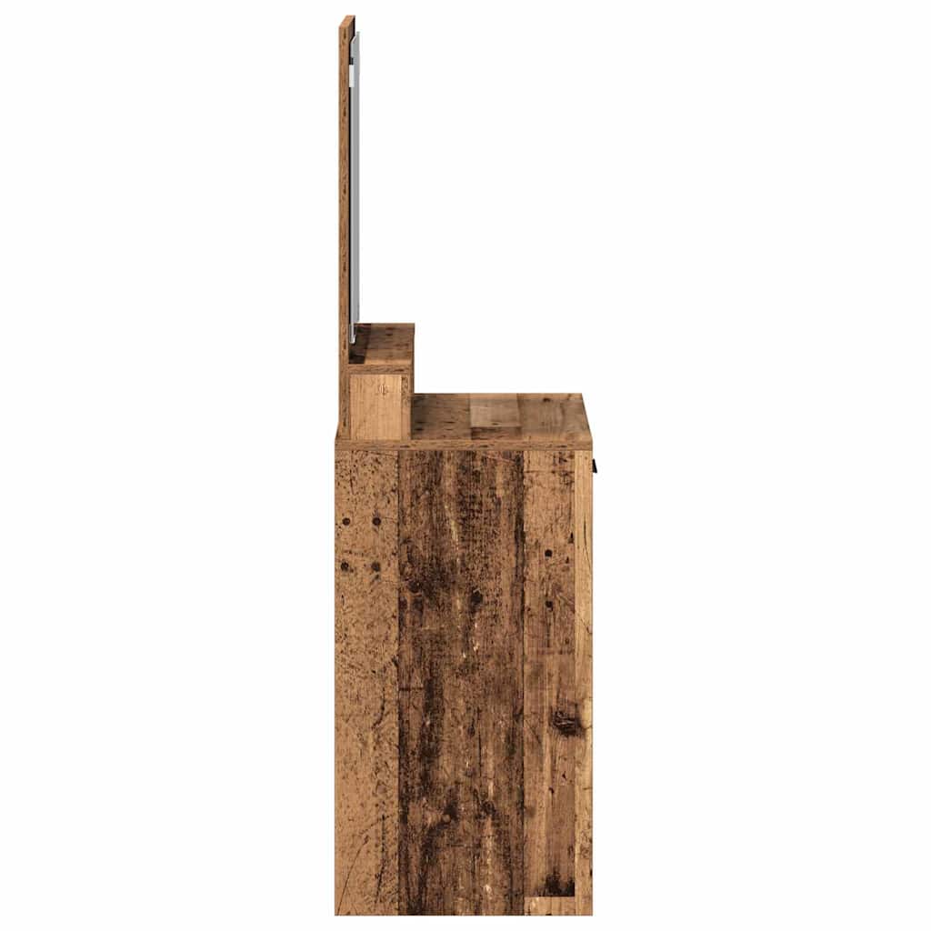 vidaXL Toaletka Stare drewno 50 x 41 x 140 cm Materiał drewnopochodny