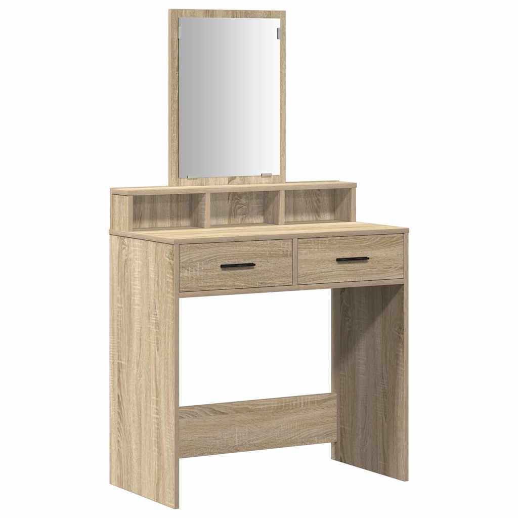 vidaXL Toaletka Dąb Sonoma 79 x 41 x 140 cm Materiał drewnopochodny