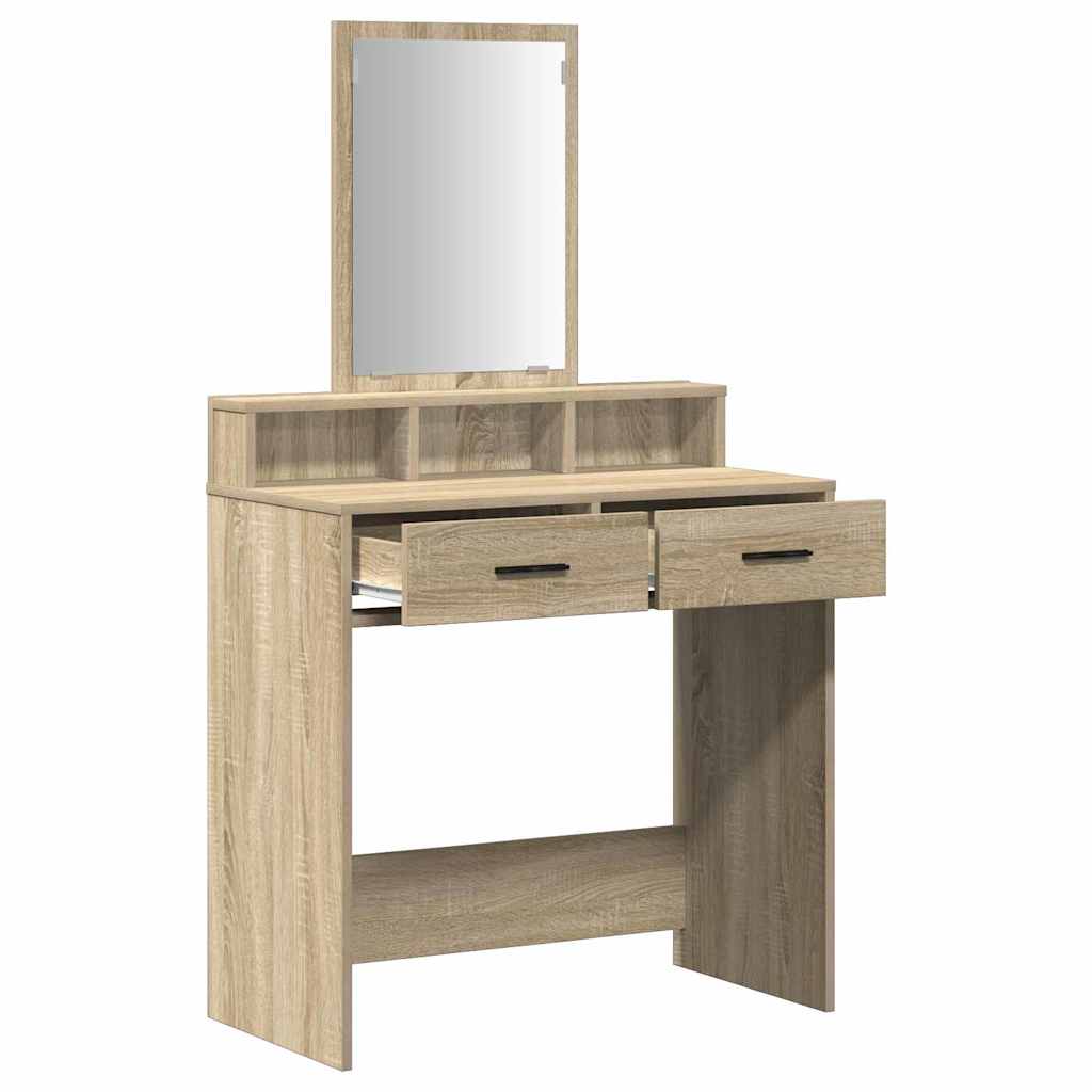vidaXL Toaletka Dąb Sonoma 79 x 41 x 140 cm Materiał drewnopochodny