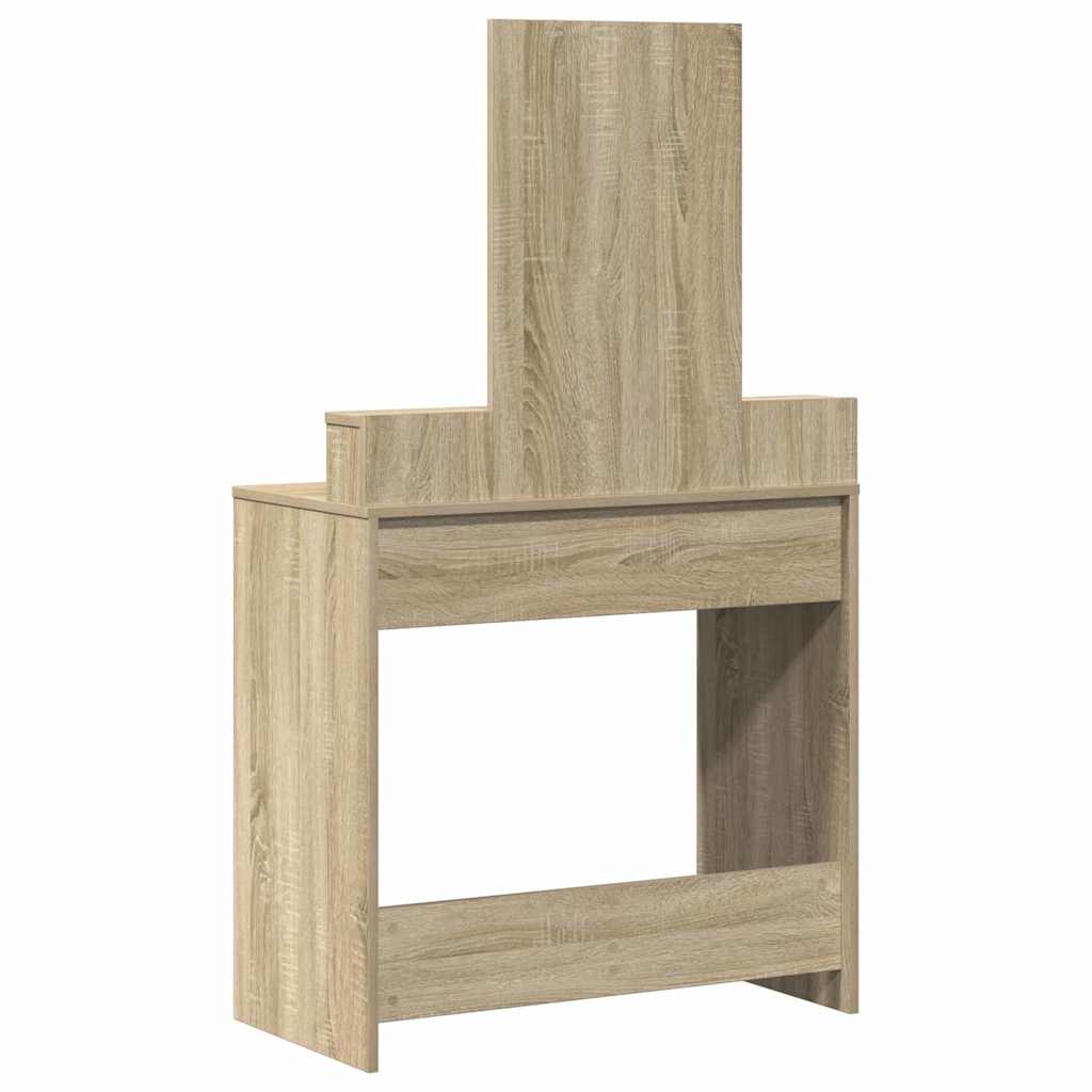 vidaXL Toaletka Dąb Sonoma 79 x 41 x 140 cm Materiał drewnopochodny