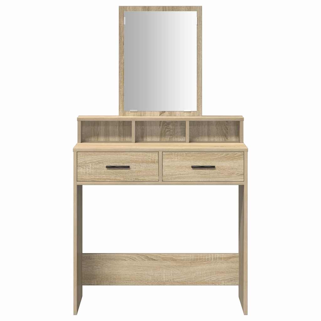 vidaXL Toaletka Dąb Sonoma 79 x 41 x 140 cm Materiał drewnopochodny