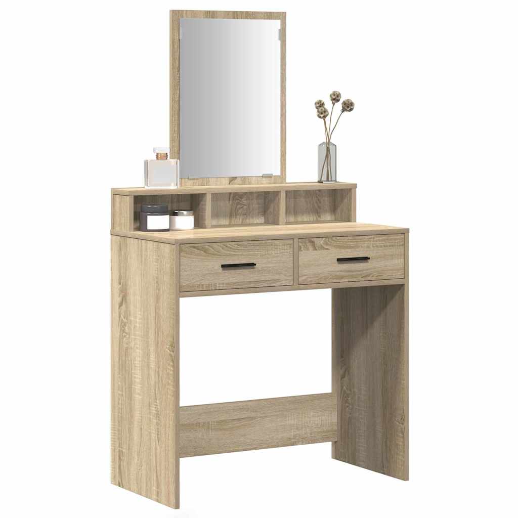 vidaXL Toaletka Dąb Sonoma 79 x 41 x 140 cm Materiał drewnopochodny