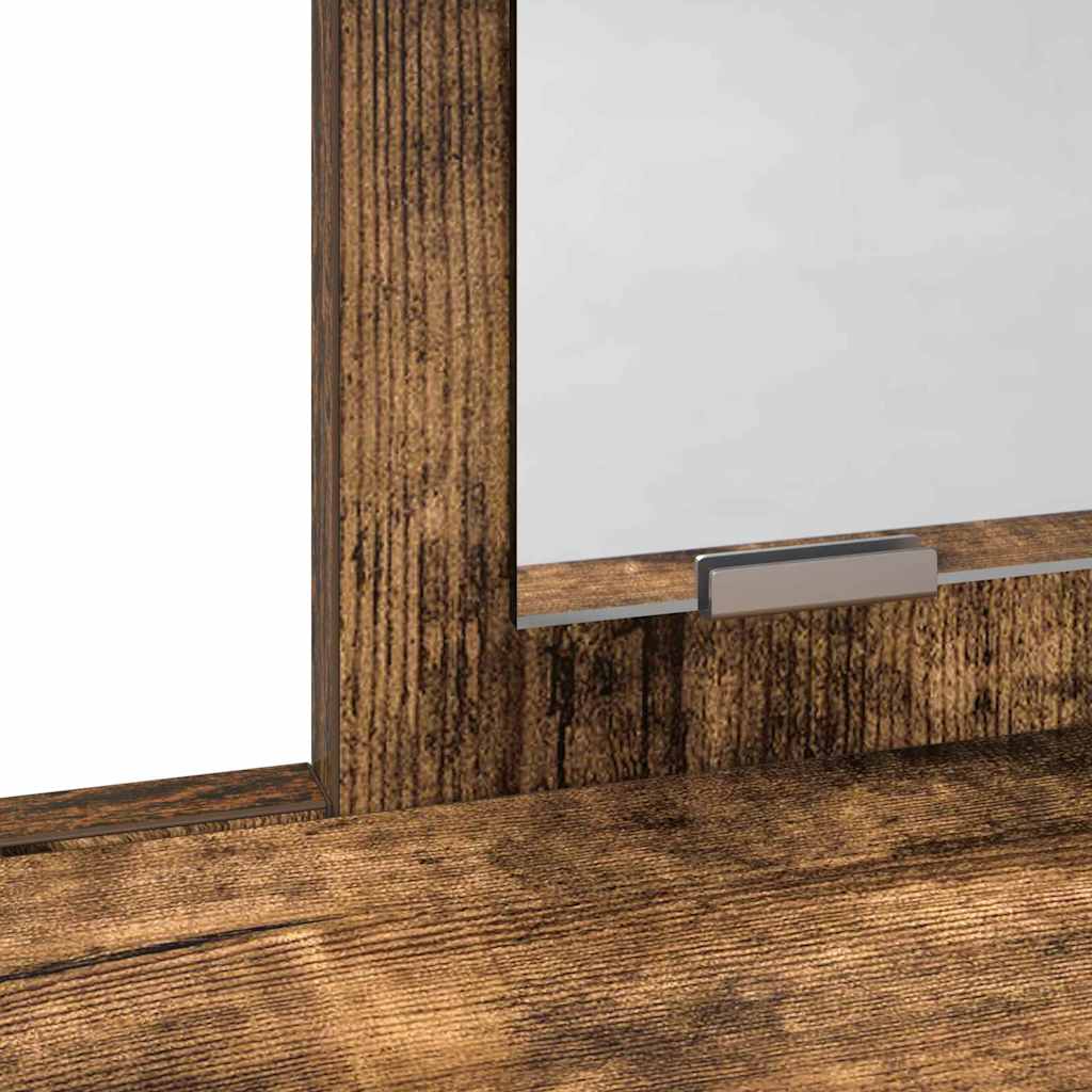 vidaXL Toaletka Dąb wędzony 79 x 41 x 140 cm Materiał drewnopochodny