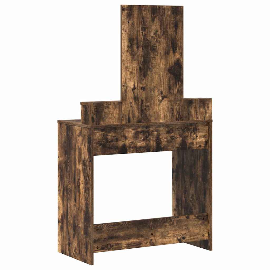 vidaXL Toaletka Dąb wędzony 79 x 41 x 140 cm Materiał drewnopochodny