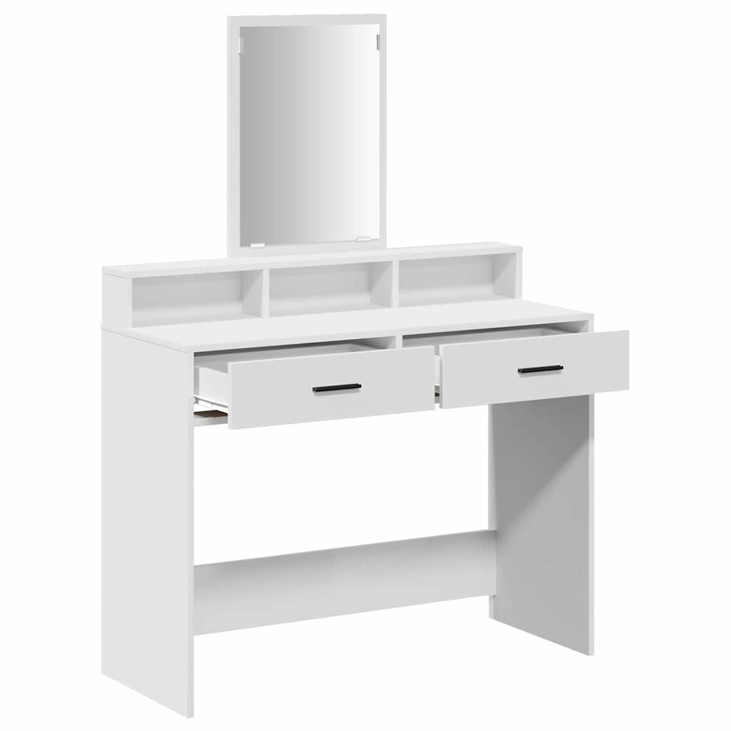 vidaXL Toaletka Biały 100 x 41 x 140 cm Materiał drewnopochodny