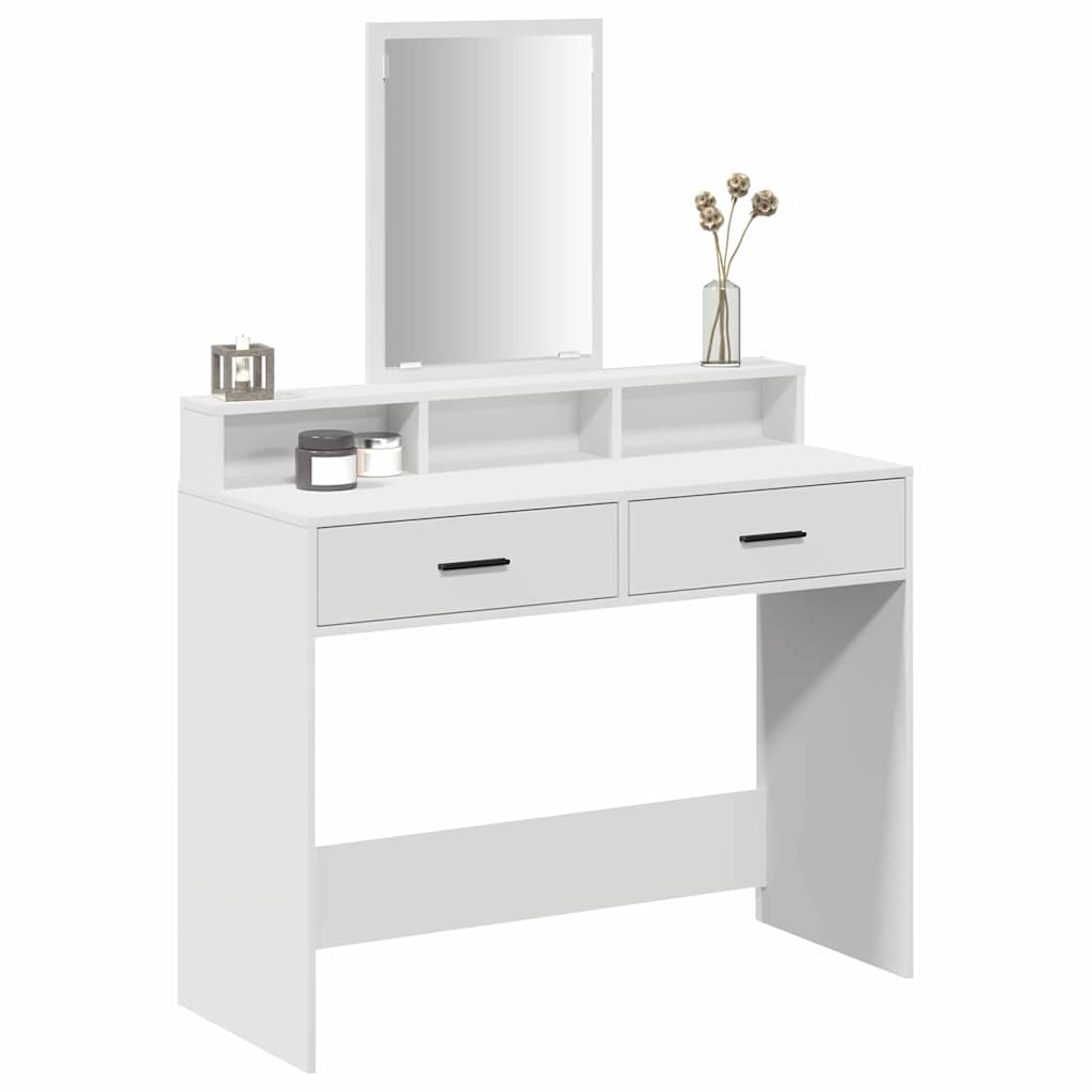 vidaXL Toaletka Biały 100 x 41 x 140 cm Materiał drewnopochodny