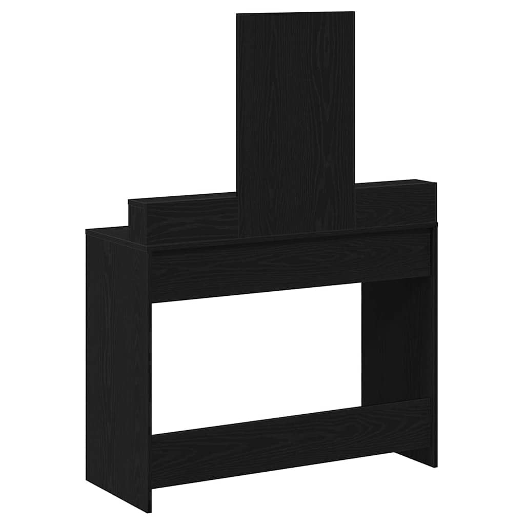 vidaXL Toaletka Czarny Dąb 100 x 41 x 140 cm Materiał drewnopochodny