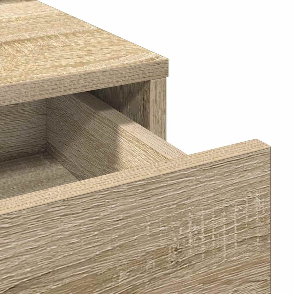 vidaXL Toaletka Dąb Sonoma 100 x 41 x 140 cm Materiał drewnopochodny