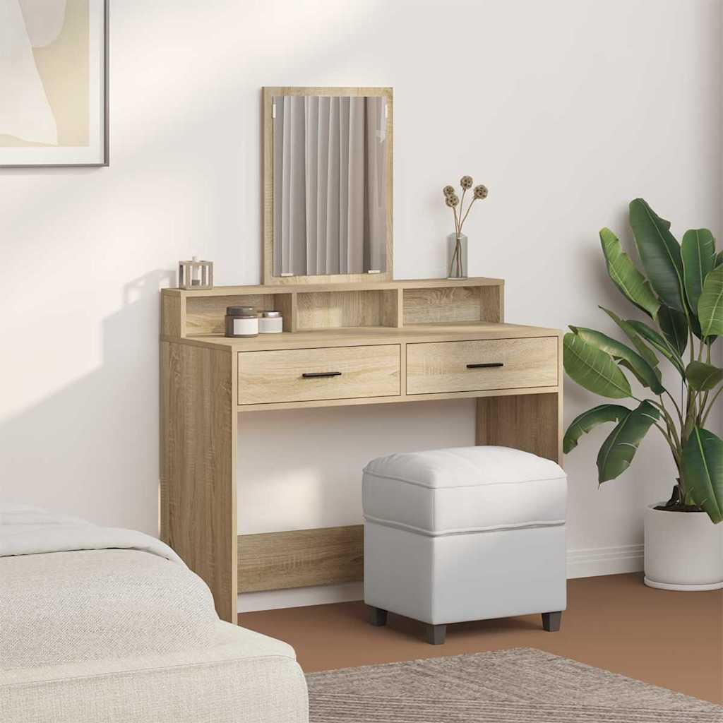 vidaXL Toaletka Dąb Sonoma 100 x 41 x 140 cm Materiał drewnopochodny