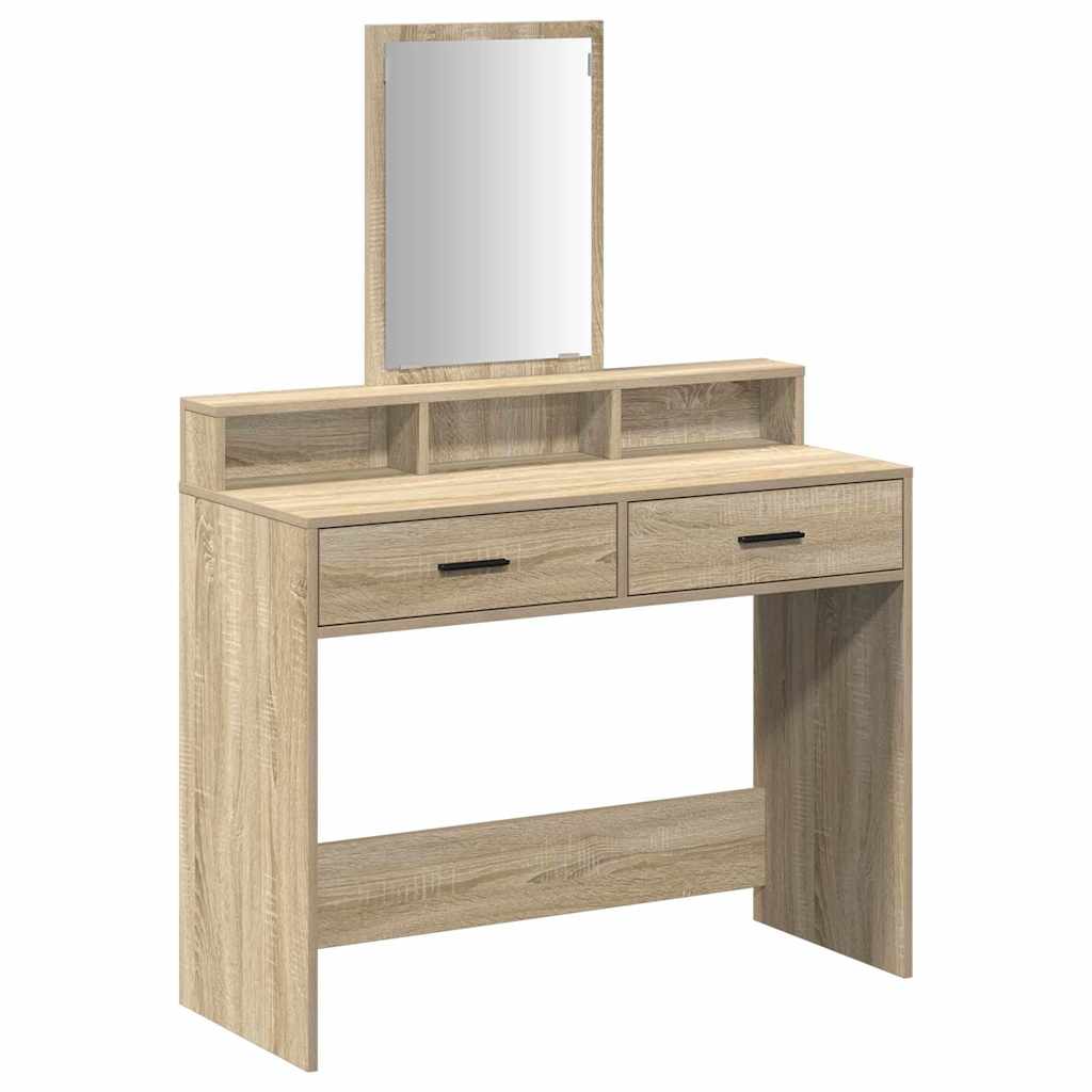 vidaXL Toaletka Dąb Sonoma 100 x 41 x 140 cm Materiał drewnopochodny