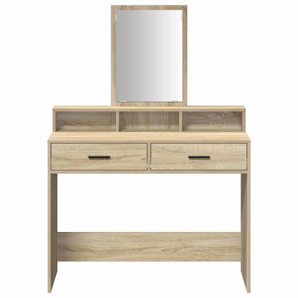 vidaXL Toaletka Dąb Sonoma 100 x 41 x 140 cm Materiał drewnopochodny