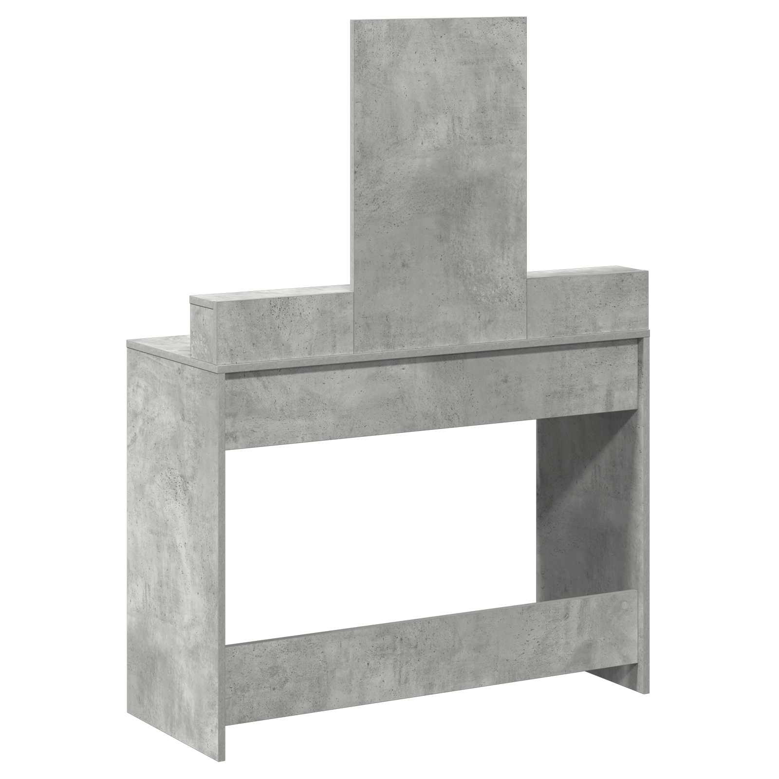 vidaXL Toaletka z szufladą z półką Betonowy szary 100 x 41 x 140 cm