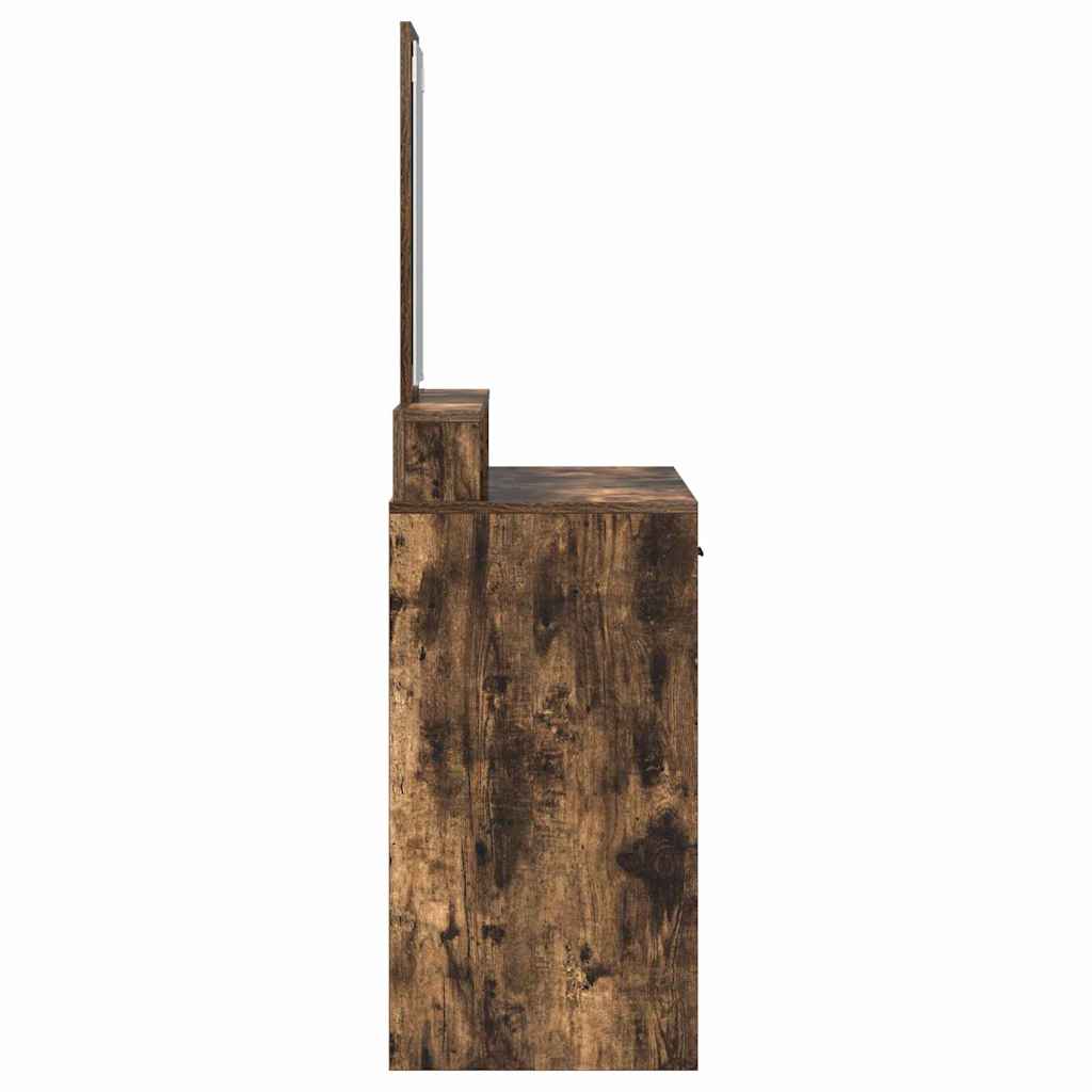 vidaXL Toaletka Dąb wędzony 100 x 41 x 140 cm Materiał drewnopochodny