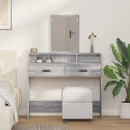 vidaXL Toaletka Szary Sonoma 100 x 41 x 140 cm Materiał drewnopochodny