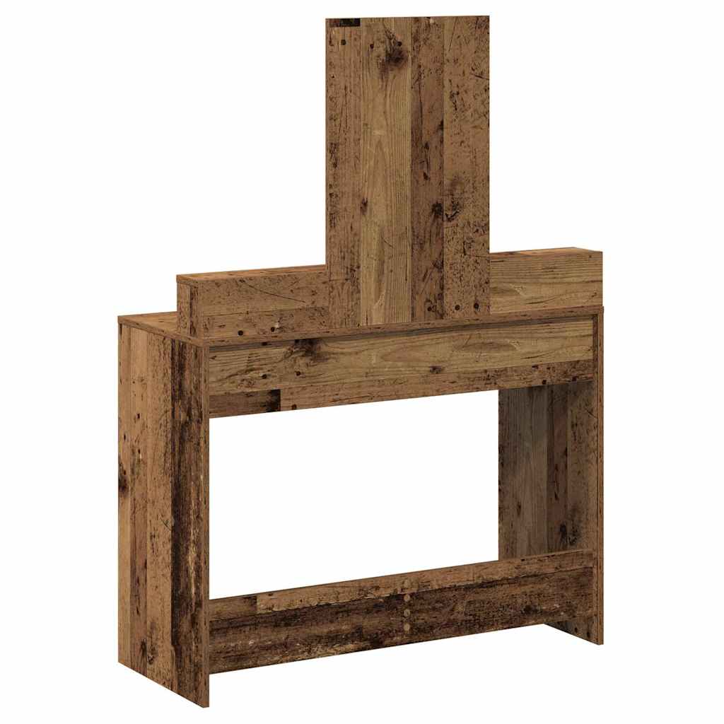 vidaXL Toaletka Stare drewno 100 x 41 x 140 cm Materiał drewnopochodny