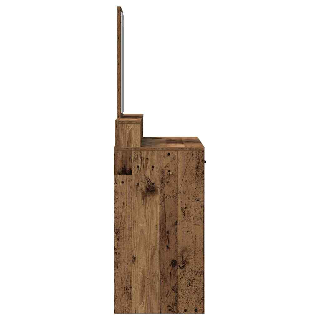 vidaXL Toaletka Stare drewno 100 x 41 x 140 cm Materiał drewnopochodny