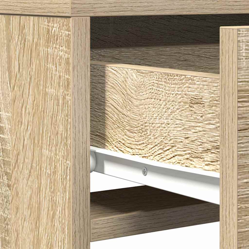 vidaXL Toaletka Brązowy 50 x 41 x 140 cm Materiał drewnopochodny