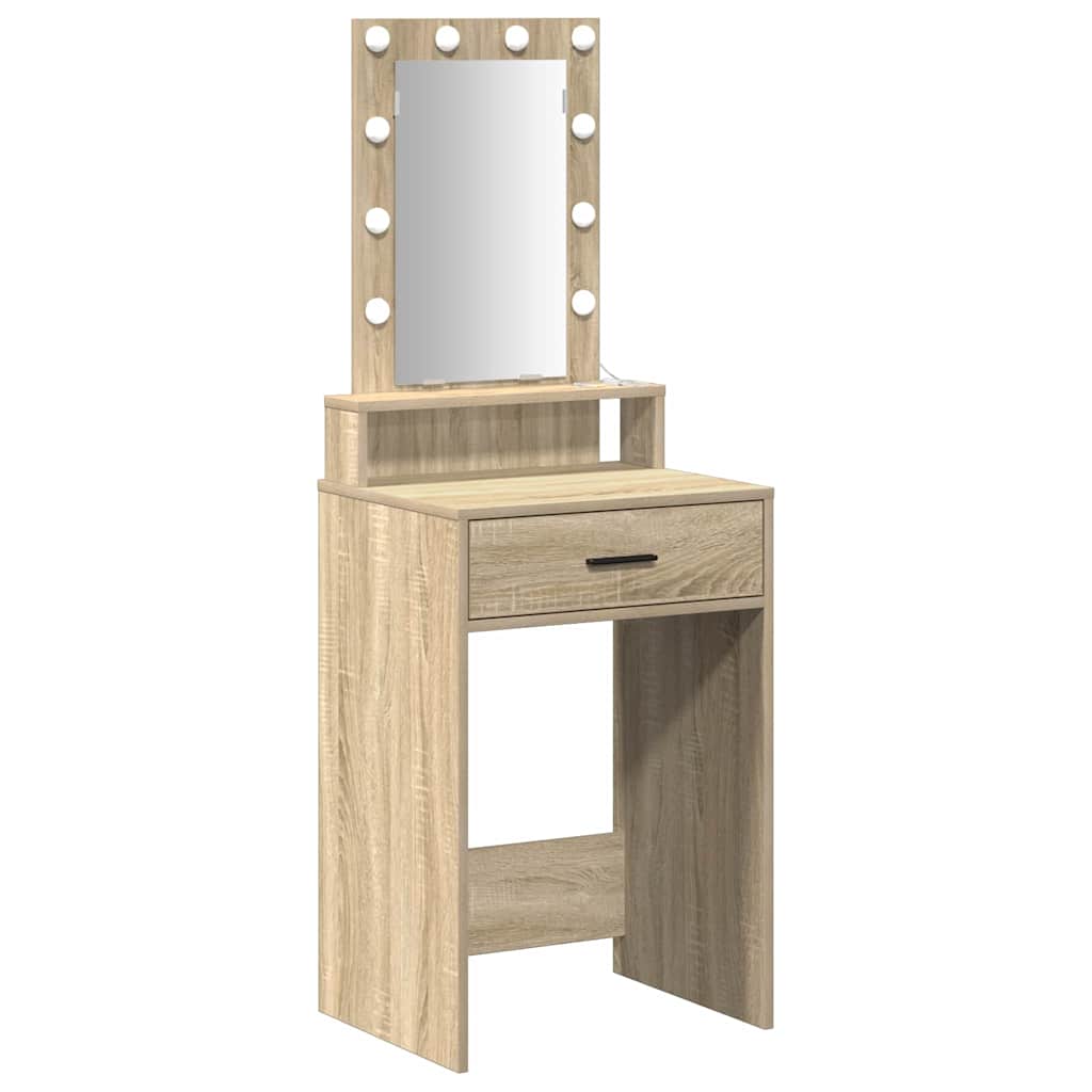 vidaXL Toaletka Brązowy 50 x 41 x 140 cm Materiał drewnopochodny