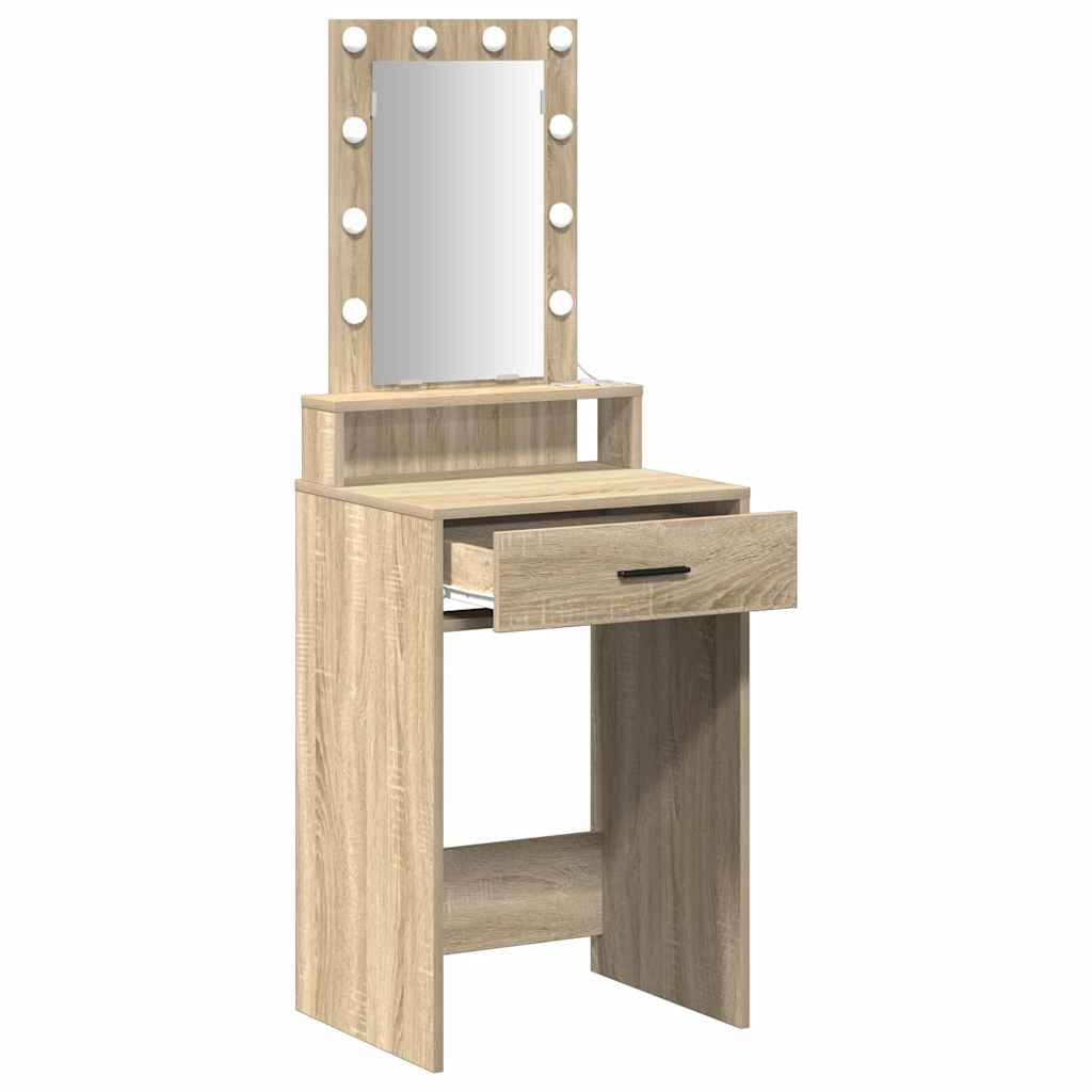 vidaXL Toaletka Brązowy 50 x 41 x 140 cm Materiał drewnopochodny