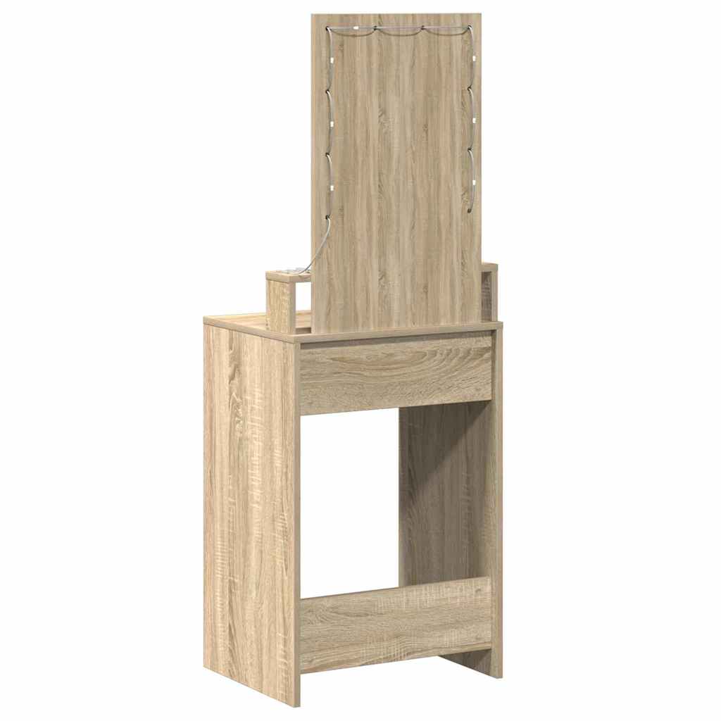 vidaXL Toaletka Brązowy 50 x 41 x 140 cm Materiał drewnopochodny