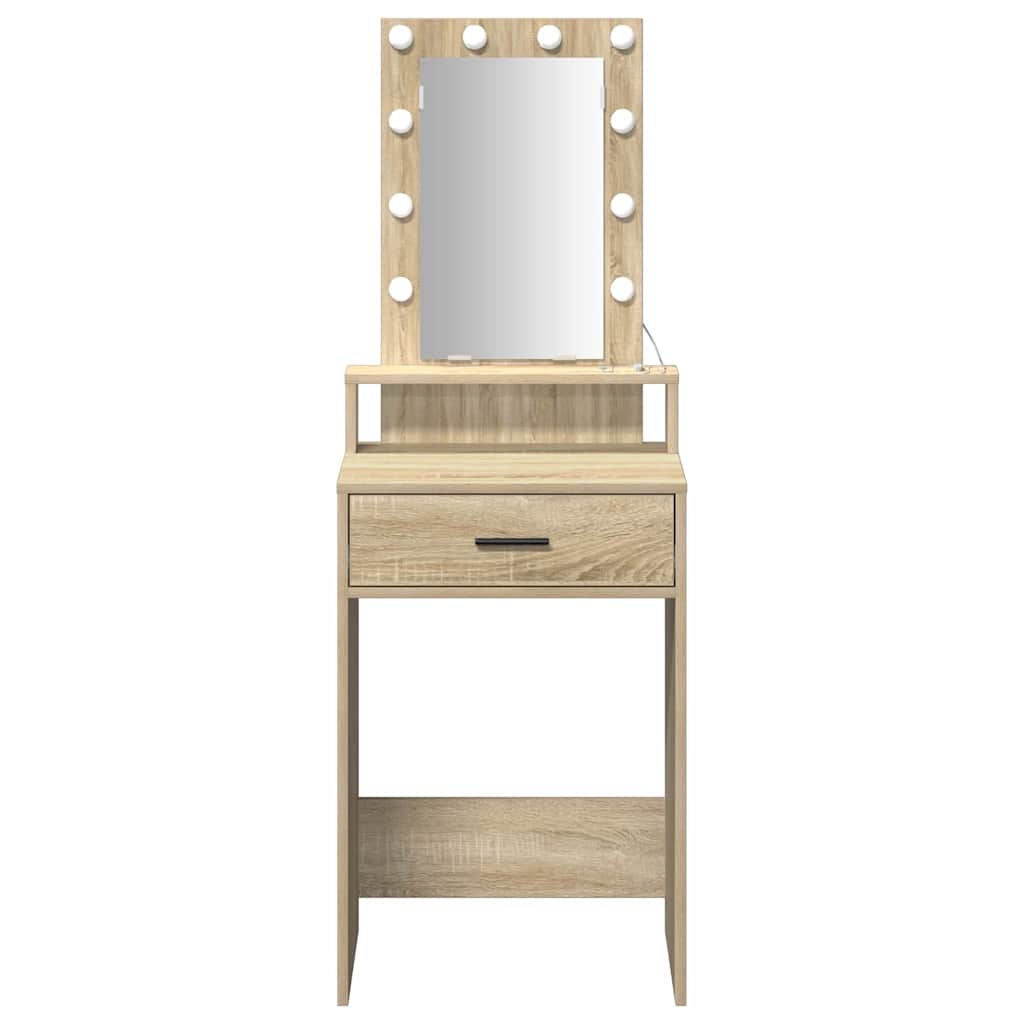 vidaXL Toaletka Brązowy 50 x 41 x 140 cm Materiał drewnopochodny
