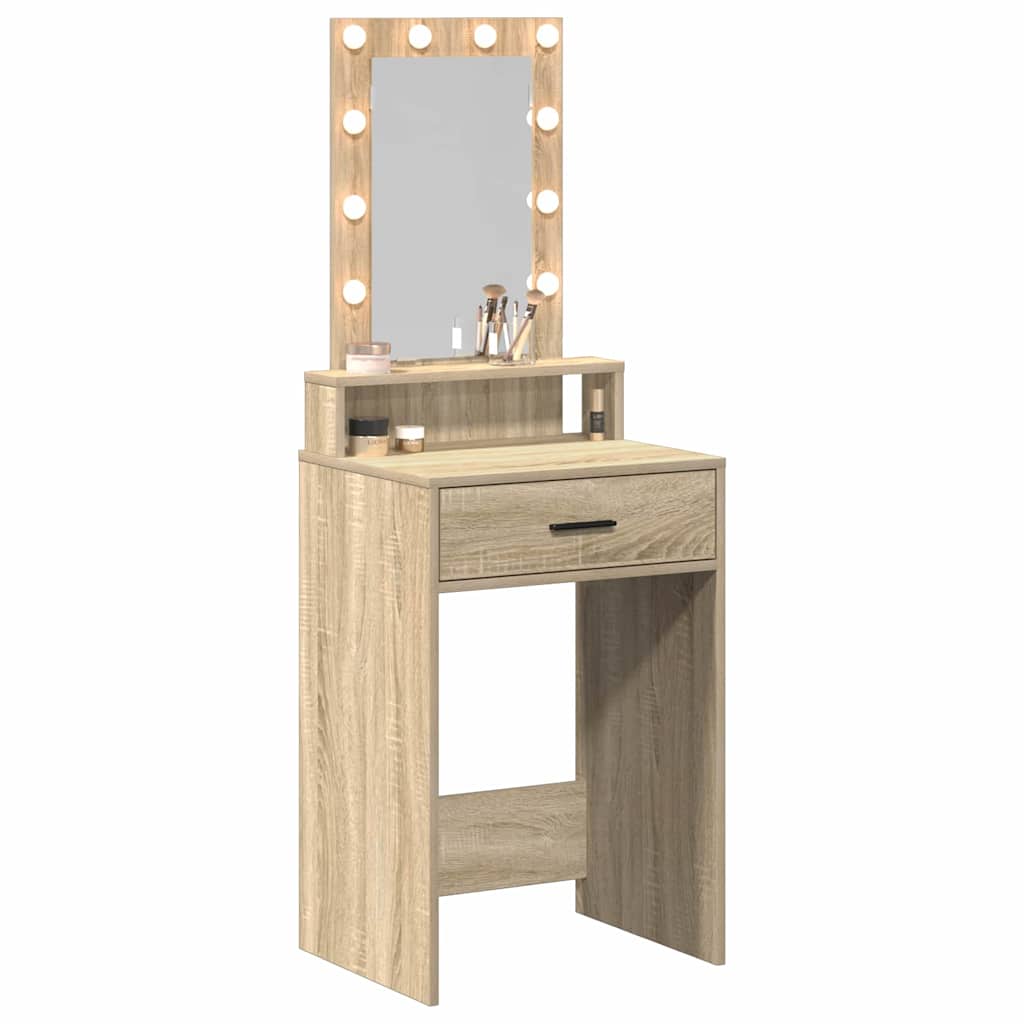 vidaXL Toaletka Brązowy 50 x 41 x 140 cm Materiał drewnopochodny