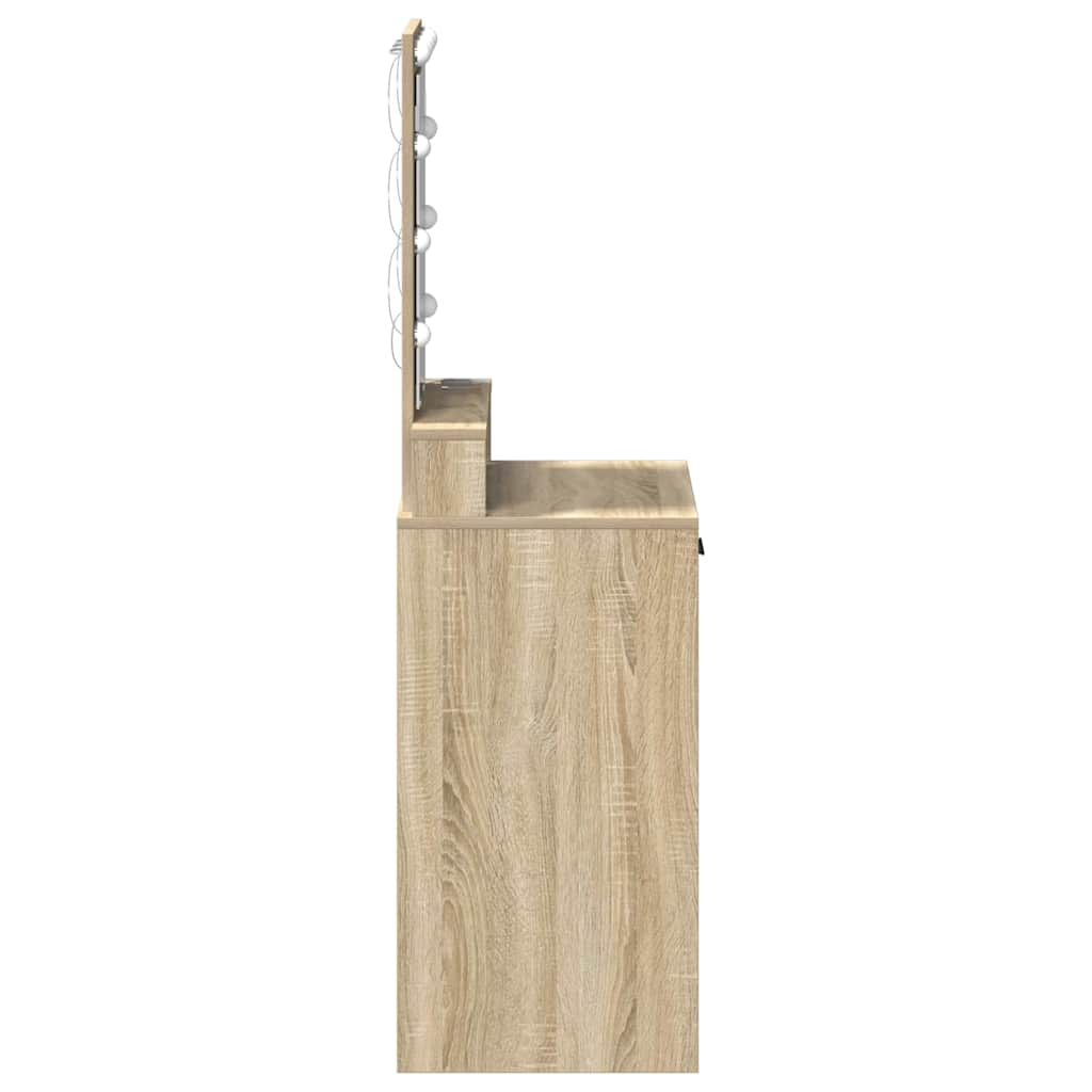 vidaXL Toaletka Brązowy 50 x 41 x 140 cm Materiał drewnopochodny