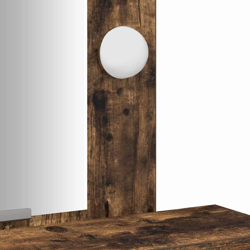 vidaXL Toaletka Brązowy 50 x 41 x 140 cm Materiał drewnopochodny