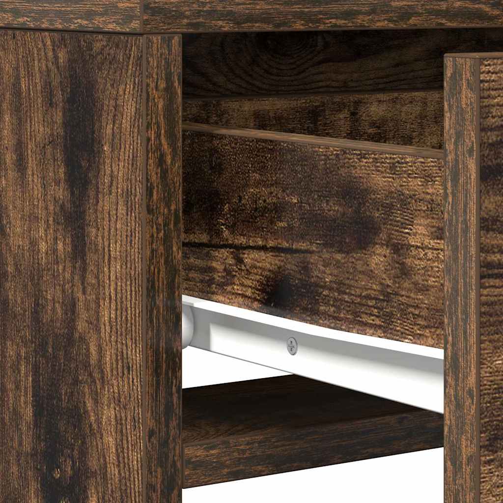 vidaXL Toaletka Brązowy 50 x 41 x 140 cm Materiał drewnopochodny