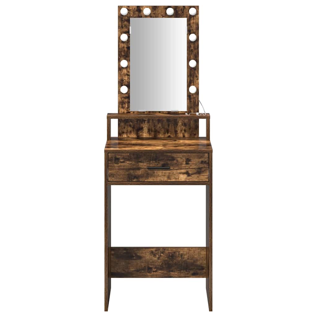 vidaXL Toaletka Brązowy 50 x 41 x 140 cm Materiał drewnopochodny