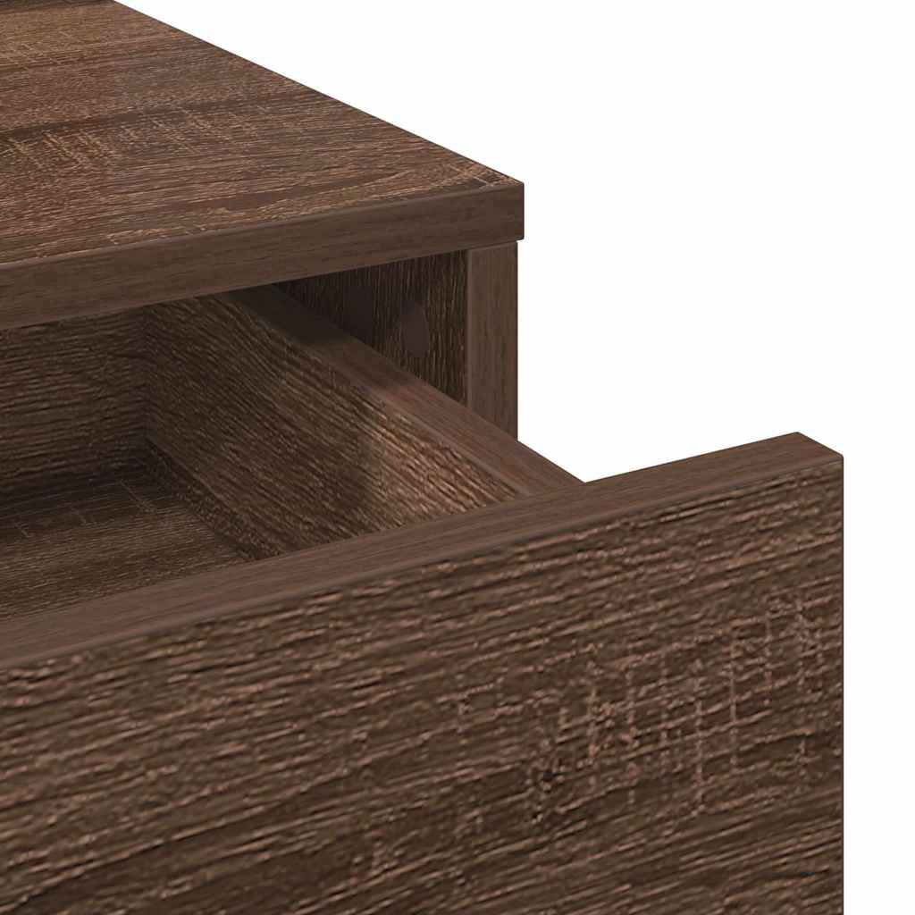 vidaXL Toaletka Brązowy 50 x 41 x 140 cm Materiał drewnopochodny