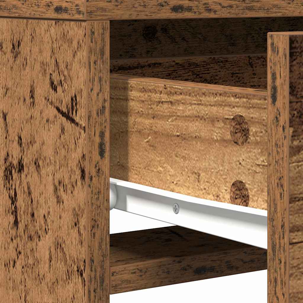 vidaXL Toaletka Brązowy 50 x 41 x 140 cm Materiał drewnopochodny