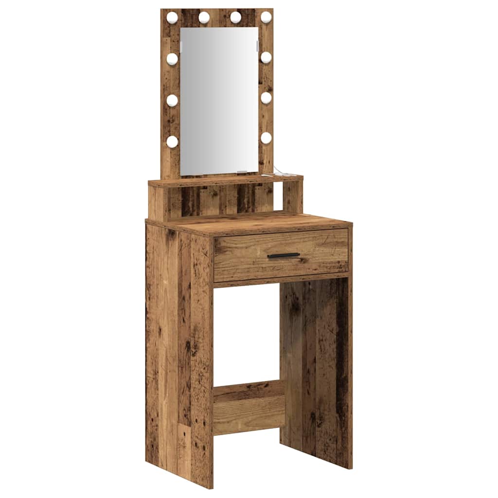 vidaXL Toaletka Brązowy 50 x 41 x 140 cm Materiał drewnopochodny