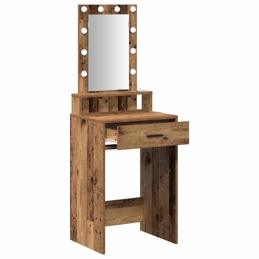 vidaXL Toaletka Brązowy 50 x 41 x 140 cm Materiał drewnopochodny